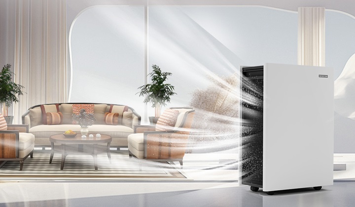 8米循環350m3/h甲醛CADR(單成分加載)